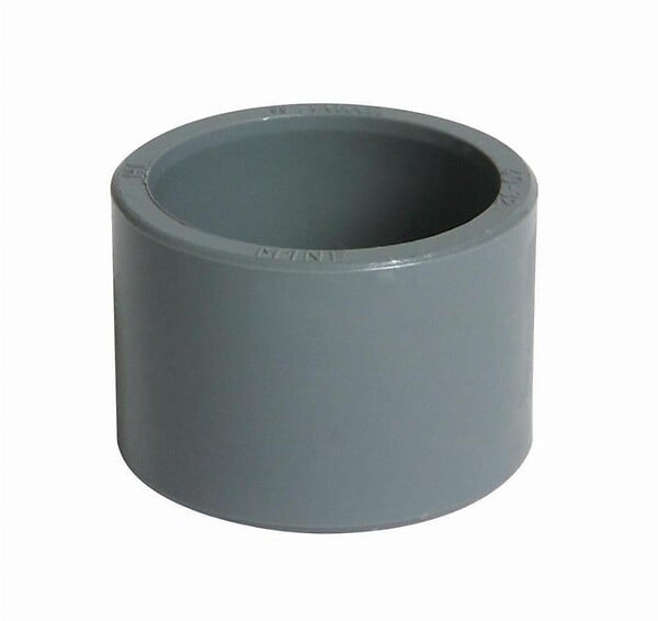NICOLL - Réduction incorporée NICOLL mâle- femelle - PVC gris - Ø 40/32 mm - IH - large