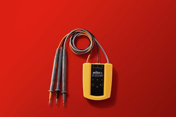 WIHA - Testeur et indicateur de rotation de phase WIHA 100700 V AC Cat. IV - 45221 - large