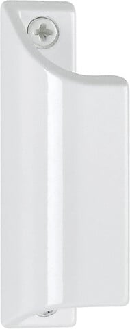 HOPPE - Poignée profilée 430 alu laqué blanc 9010 HOPPE - L.90 mm - pour porte-fenêtres - 517084 - large