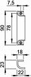 HOPPE - POIGNEE DE TIRAGE 430  ALU ARG EA78 - vignette