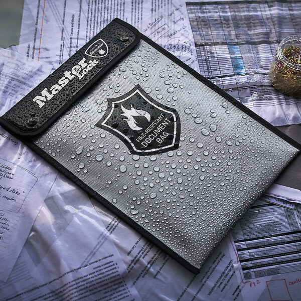 MASTER LOCK - Sac à documents ignifugé MASTERLOCK FBWLZ0EURHRO - large