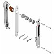 LA CROISEE DS - Coquille double type 6795 finition blanc pour fermetures encastrées série 6790 pour coulissant menuiserie aluminium - vignette