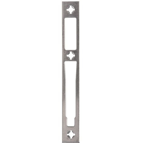 STREMLER - Gâche 10-2 épaisseur 6 mm pour pêne dormant demi-tour et pêne dormant et rouleau - 2839 - large