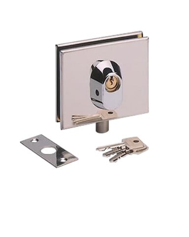 METALUX - Serrure basse pour portes SECURIT 10 mm réf 6041 - large
