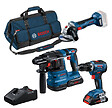 BOSCH - Pack 3 outils 18V GSR 18V-55 + GWS 18V-7 + GBH 18V-22 -  - 0615A50035 - vignette