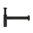 WIRQUIN - Siphon teos de lavabo design en abs noir - vignette