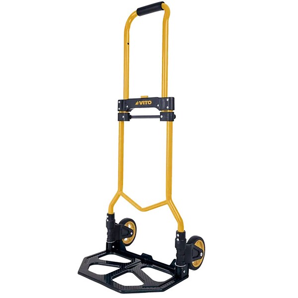 VITO - Chariot à roues Diable pliable Charge 80kg Mat réglable VITO - large