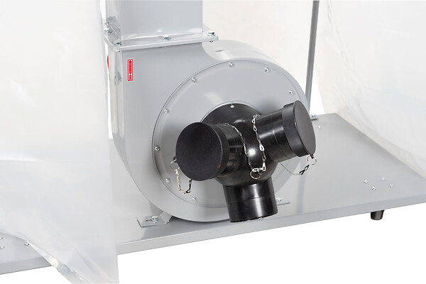 HOLZMANN - Aspirateur à  copeaux de bois 2 x 200 L - 2200 W - ABS3880 - 400V - large