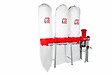 HOLZMANN - Aspirateur à  copeaux de bois 3 x 160 L - 400 V - 3800 W - vignette