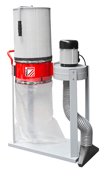 HOLZMANN - Aspirateur à  copeaux de bois - 1 sac 60 litres 750W - 400V - ABS1500FF - 400V - large