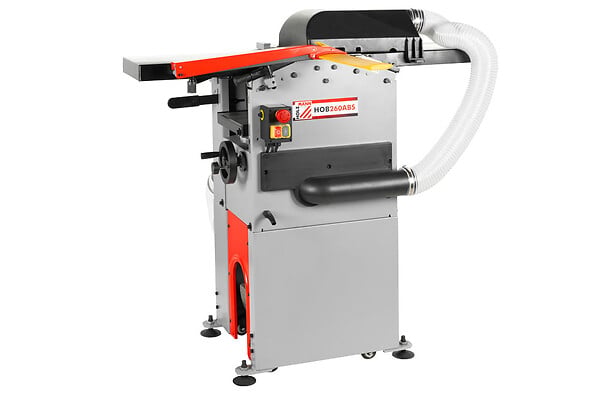 HOLZMANN - Dégauchisseuse raboteuse 260 mm + aspirateur 230 V - 1500 W - large
