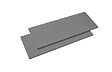 ELEMENT SY - Lot de 2 tablettes pleines Acier l.80 x P.30 x Ep.2 cm - vignette