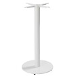 OVIALA - Pied de table haut en acier et fonte blanc Dover - Dover - vignette