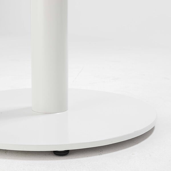 OVIALA - Pied de table haut en acier et fonte blanc Dover - Dover - large