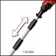 EINHELL - Taille-haie télescopique sans fil GE-HH 18/45 Li T-Solo EINHELL 3410866 18 V (Produit seul) - vignette