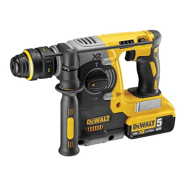 DEWALT - Pack 4 outils 18V DEWALT DCK422P3T-QW (DCD796 + DCF887 + DCH273 + DCG405 + coffret TSTAK + 3 batteries 5,0 Ah) - large