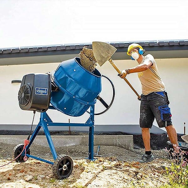 SCHEPPACH - Bétonnière SCHEPPACH MIX160 230V 50Hz 650W 160L - large