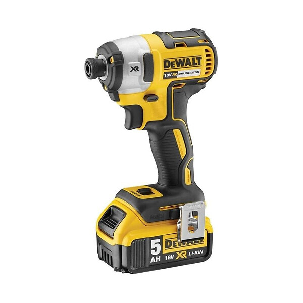 DEWALT - Pack 2 outils 18V DEWALT DCK268P2T-QW : perceuse-visseuse compact DCD791 et visseuse à choc DCF887 avec un coffret et 2 batteries - large