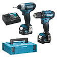 MAKITA - Pack 2 outils MAKITA CLX224SMJ (DF333D + TD110D) 12V (2 x 4,0 Ah) - vignette