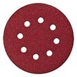 MAKITA - 10 disques abrasifs MAKITA Ø 125 mm Red Auto-agrippant avec 8 trous - vignette