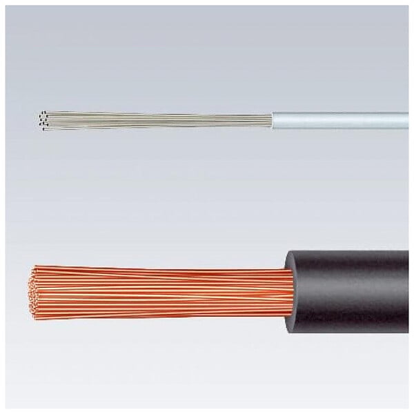 KNIPEX - Pince à dénuder automatique KNIPEX 12 62 180 de 0,2 à 6mm² - large