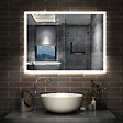 AICA SANITAIRE - AICA Miroir lumineux à LED, 70x50cm, dimmable, avec mémoire et anti-buée, IP44, horizontal/vertical, blanc froid - vignette