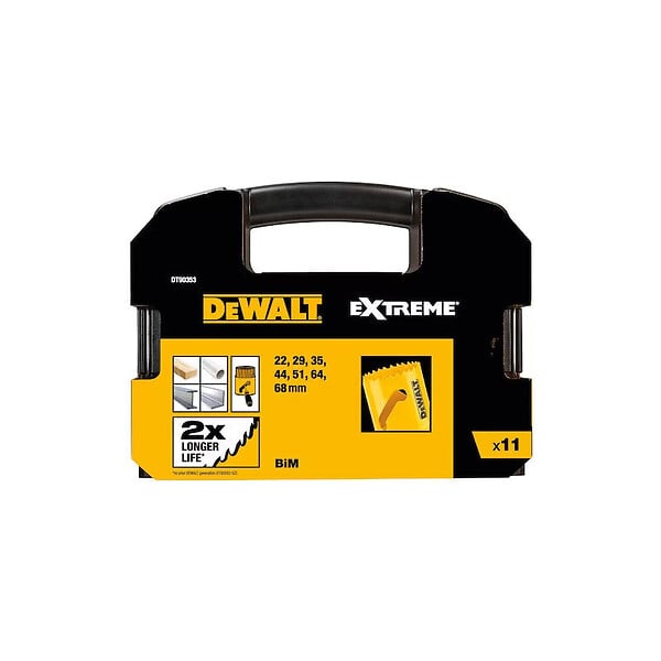 DEWALT - Coffret de 11 pièces pour scies-cloches bi-métal DEWALT - large