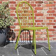 OVIALA - Chaise bistrot de jardin en métal vert - Honfleur - vignette