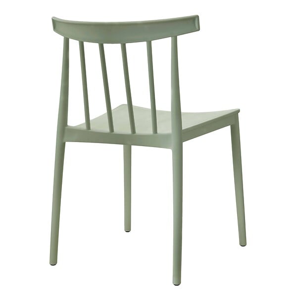OVIALA - Chaise de terrasse en polypropylène vert sauge - Lisboa - large
