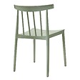 OVIALA - Chaise de terrasse en polypropylène vert sauge - Lisboa - vignette
