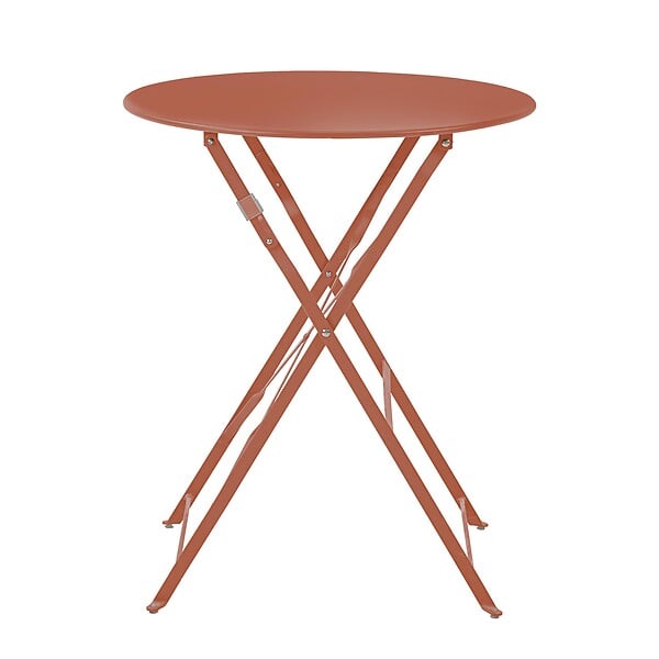 OVIALA - Table pliante en acier terracotta - Annecy - large