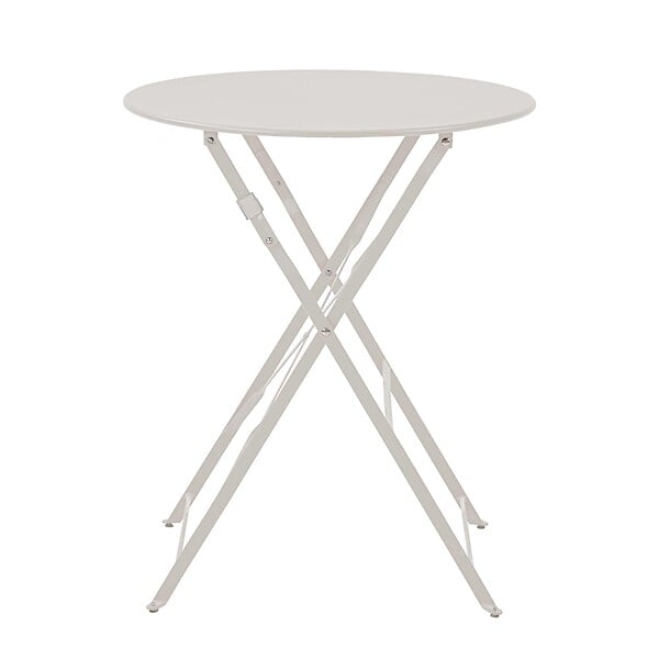 OVIALA - Table pliante en acier beige clair - Annecy - large