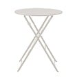 OVIALA - Table pliante en acier beige clair - Annecy - vignette