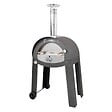 BELLANAPOLI - Four à pizza Exterieur Professionnel Cuisson 2 Pizzas 400°C - Four à Bois haute qualité INOX Pierre réfractaire Bellanapoli - vignette