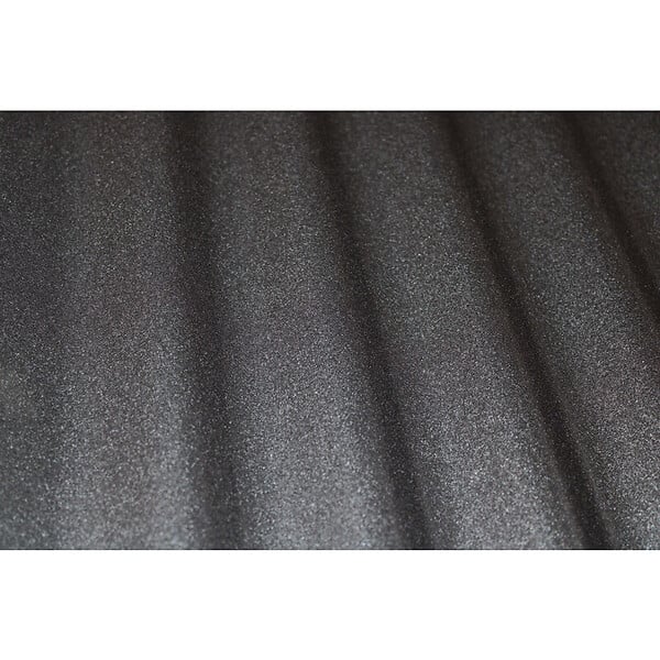 MCCOVER - Plaque acier ondulée PO 76/18 réversible noir mat / rouge mat 2000X900MM Noir mat / Rouge mat, l.90 cm, L.200 cm - large