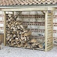 CERLAND - ABRI BUCHES BOIS XL 238,5X89,5X183CM - vignette