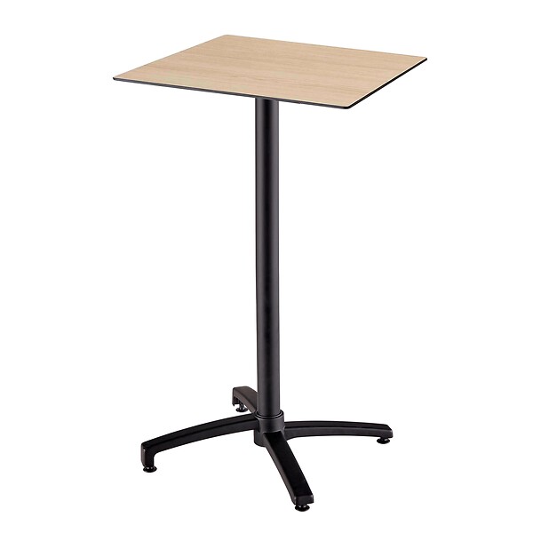 OVIALA - Pied pour table avec système inclinable 108 cm en aluminium noir Klipo - Klipo - large