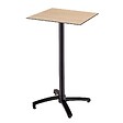 OVIALA - Pied pour table avec système inclinable 108 cm en aluminium noir Klipo - Klipo - vignette