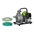 VITO - Pompe à eau thermique 43 cm3 Raccords 50mm Débit 6500 L/h Eaux usées Kit de10m Tuyaux inclus  VITO - vignette