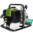 VITO - Pompe à eau thermique 43 cm3 Raccords 50mm Débit 6500 L/h Eaux usées Kit de10m Tuyaux inclus  VITO - vignette