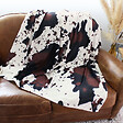 C MA DECO - Plaid imprimé peau de Vache 130x170cm - vignette