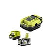 RYOBI - Pack RYOBI gonfleur compresseur 18V R18MI-0 - 1 batterie 5.0Ah - 1 chargeur rapide RC18120-150 - vignette
