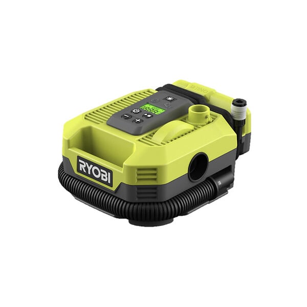 RYOBI - Pack RYOBI gonfleur compresseur 18V R18MI-0 - 1 batterie 5.0Ah - 1 chargeur rapide RC18120-150 - large