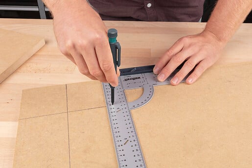 WOLFCRAFT - Mines rechange marqueur trou profond - Polystyrène - 120mm - large