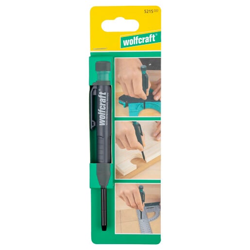 WOLFCRAFT - Marqueur pour trou profond - traçage jusqu'à 4cm - large