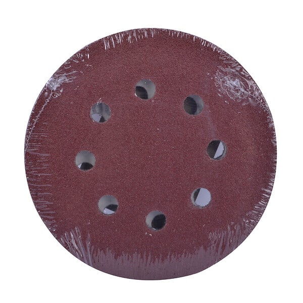Disques abrasifs auto-agrippants 125mm - Oxyde d'aluminium - Grain 80 - Lot de 10 - large