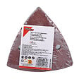 Lot de 15 patin abrasif triangle agripant 93 mm 6 trous grain - vignette