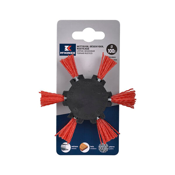 MC KENZIE - Brosse éventail - Nylon - 100mm - large