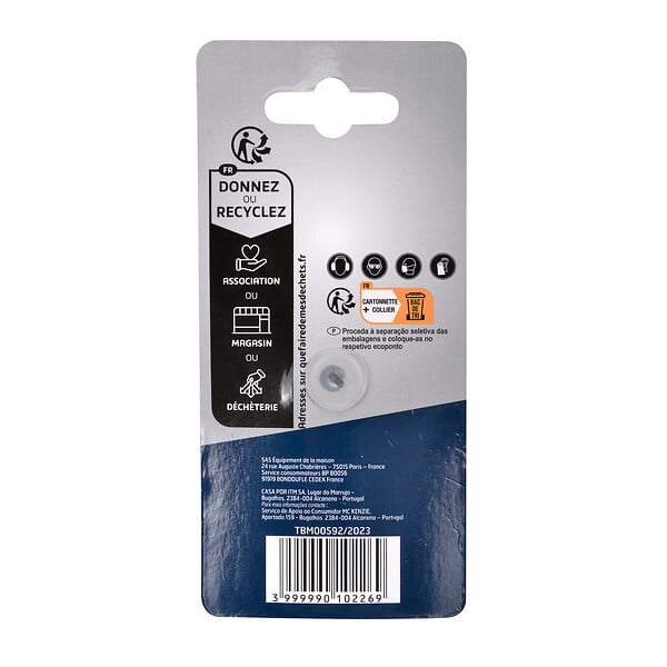 MC KENZIE - Brosse boisseau à fils noués - Acier - 75mm - large