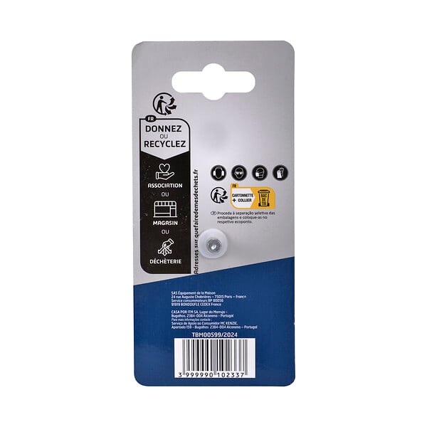 MC KENZIE - Brosse soucoupe - Nylon - 75mm - large
